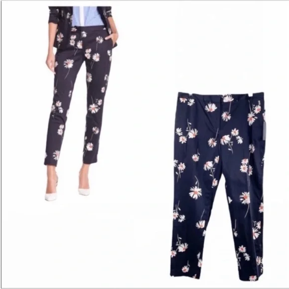 TOMMY HILFIGER Radcliffe slim-leg daisy pants NEW - Picture 9 of 10